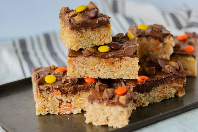 Reese’s Peanut Butter Rice Krispies Treats