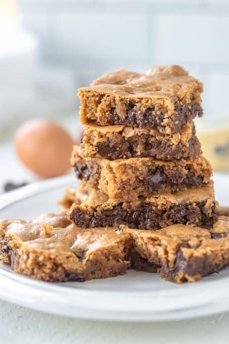 Butterscotch Chocolate Chip Brownies.