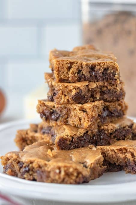 Brownies with chocolate chips