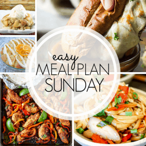 With Easy Meal Plan Sunday Week 95 - six dinners, two desserts, and a breakfast recipe will help you get the week's meal planning done quickly. Enjoy them!