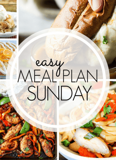 With Easy Meal Plan Sunday Week 95 - six dinners, two desserts, and a breakfast recipe will help you get the week's meal planning done quickly. Enjoy them!