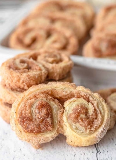 Cinnamon Sugar Palmiers, aka Elephant Ears