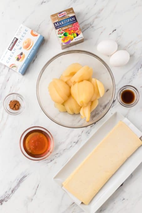 Ingredients for Pear Danish