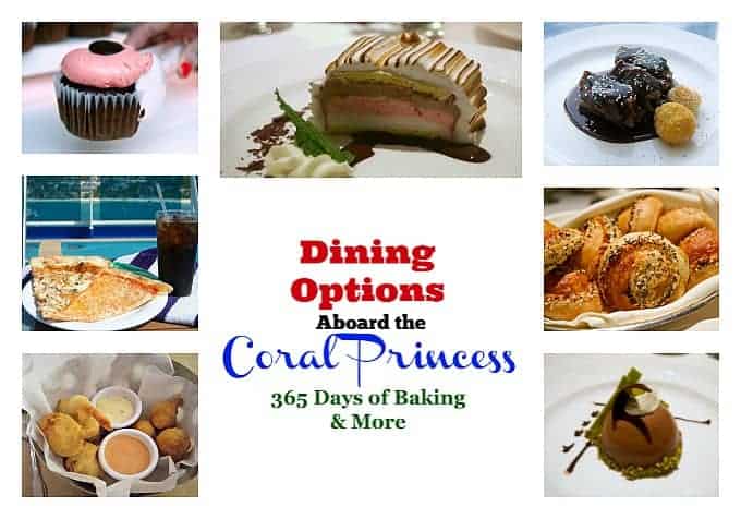 When cruising with Princess Cruises, there are many dining options aboard the Coral Princess. Italian to formal, room service to steak, no one goes hungry!