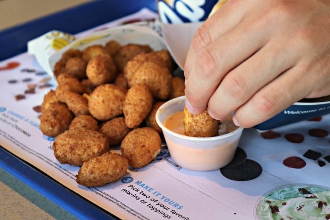 Did you know that October 15 is National Cheese Curd Day? Celebrate it by enjoying those breaded and deep-fried white and yellow cheddar bites at Culver's.