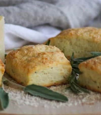 These Asiago Herb Biscuits with shredded Asiago cheese, and fresh herbs are a tasty and easy to make side dish, and they're on your table within 30 minutes! 