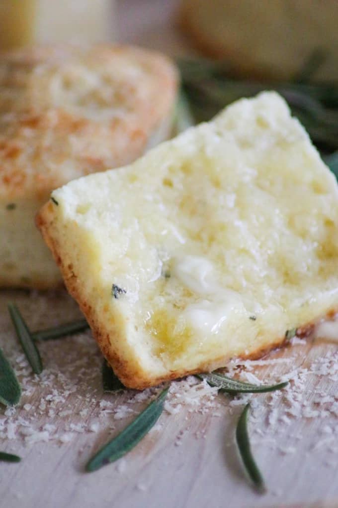 These Asiago Herb Biscuits with shredded Asiago cheese, and fresh herbs are a tasty and easy to make side dish, and they're on your table within 30 minutes! 