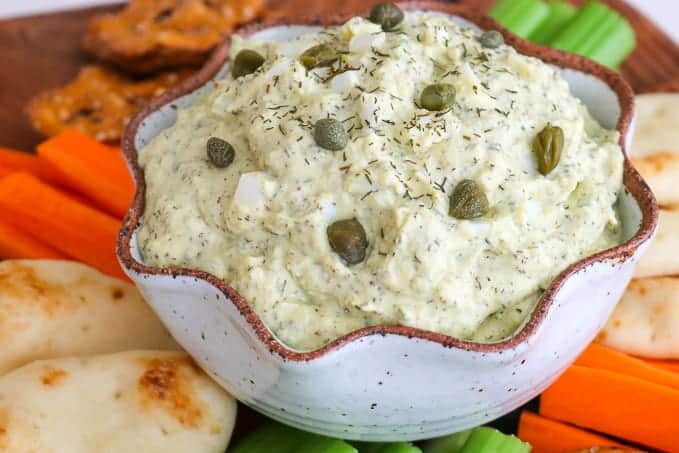 Dill Pickle Scrambled Eggs THM S or FP, VEGAN Option - Oh Sweet Mercy