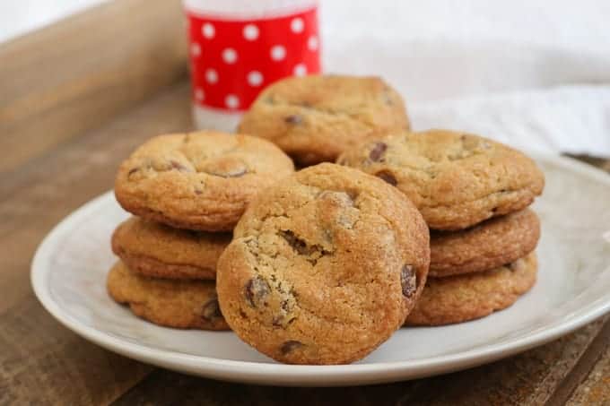 Salted Caramel Chocolate Chip Cookies - Grandbaby Cakes