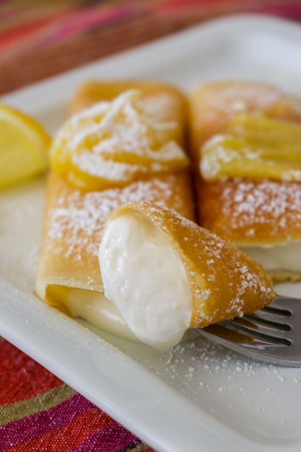 A sweet, tangy bite of citrus in these Lemon Crepes made completely from scratch.