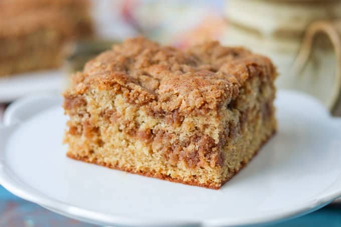 Cinnamon Sour Cream Coffee Cake
