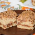 Layer after layer of deliciousness makes up this Cinnamon Sour Cream Coffee Cake.