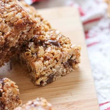 When there's no time for breakfast, eat one of these No-Bake Rice Krispies Granola Bars. You can even enjoy them as a mid-morning snack.