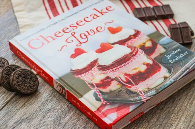 The Cheesecake Love cookbook by Jocelyn Brubaker of the food blog, Inside BruCrew Life.