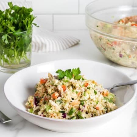 Greek Quinoa Chicken Salad