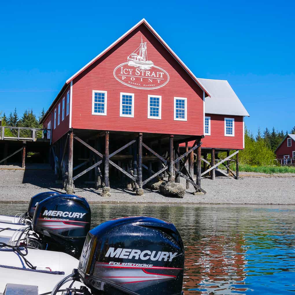 Icy Strait Point, one of the ports for our Alaska Cruise Excursions.