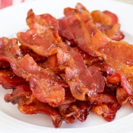 Perfectly cooked bacon EVERY time when you BAKE it in the oven.