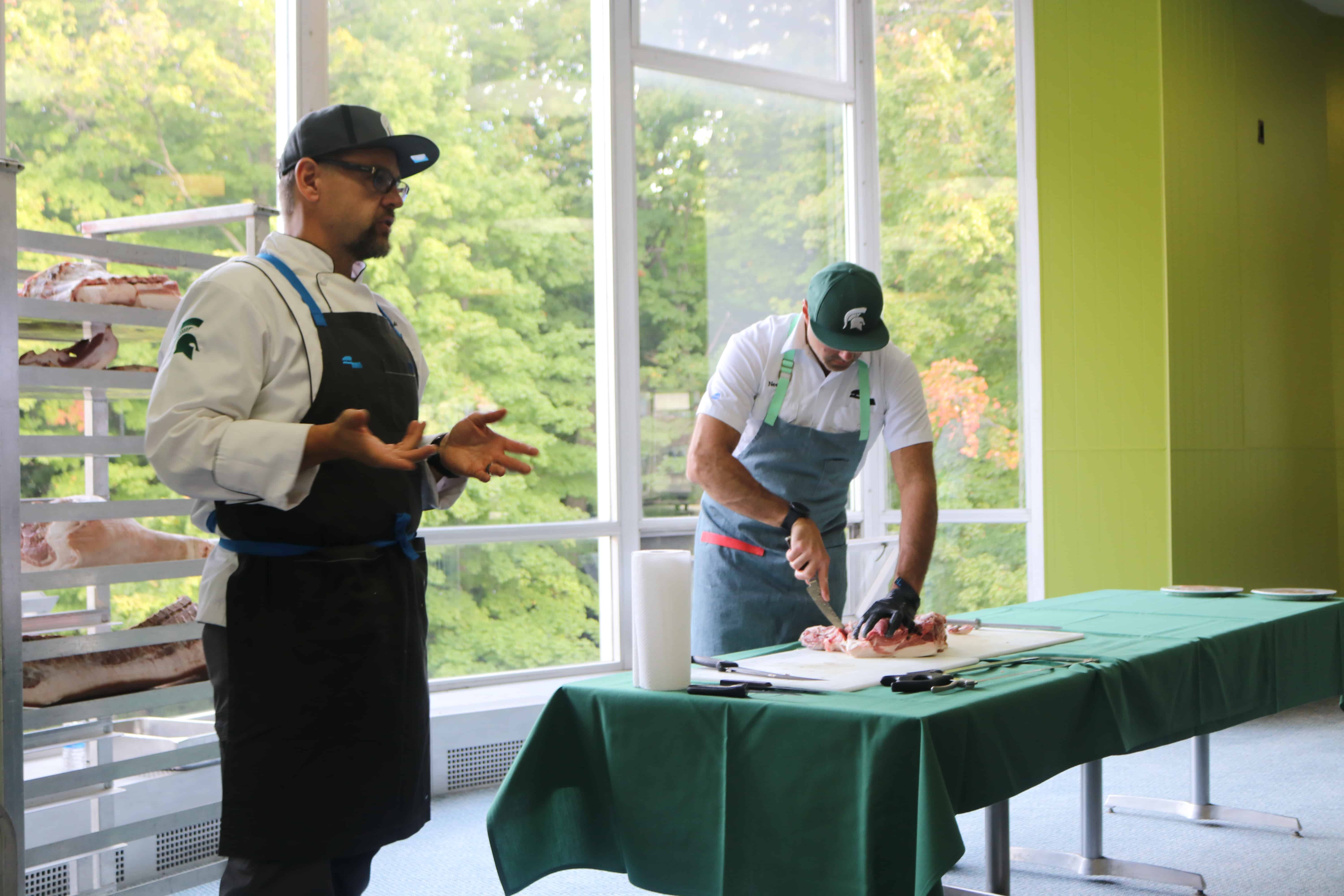 A pork fabrication at Michigan State University.