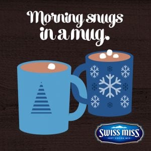 Swiss Miss Morning Snugs in a mug.