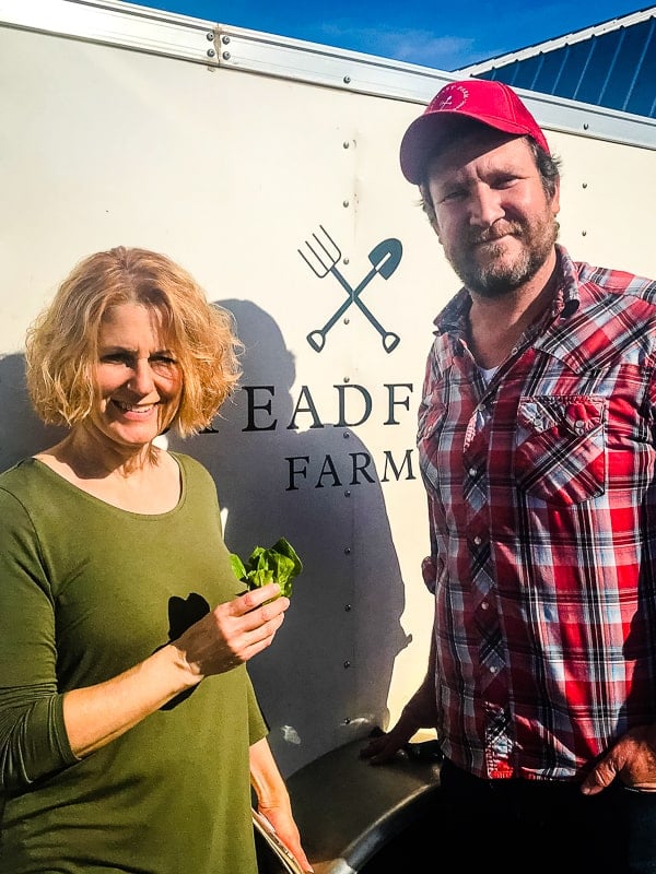 Lynne of 365 Days of Baking and Erich Schultz of Steadfast Farm.