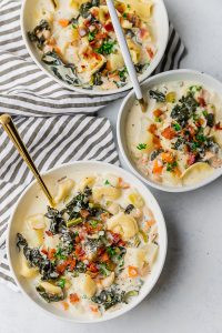 One Pot Bacon and Tortellini Zuppa Toscana - 365 Days of Baking