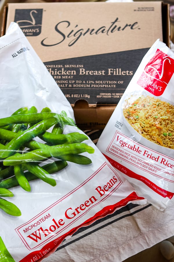 Making a balanced meal with Schwan's Food Delivery.
