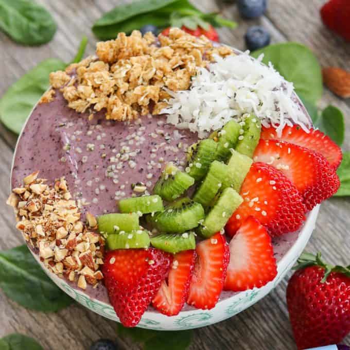 Blueberry Banana Smoothie Bowl Blueberry Banana Smoothie Bowl