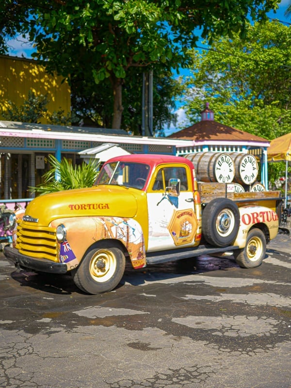 Tortuga Rum Factory Truck.