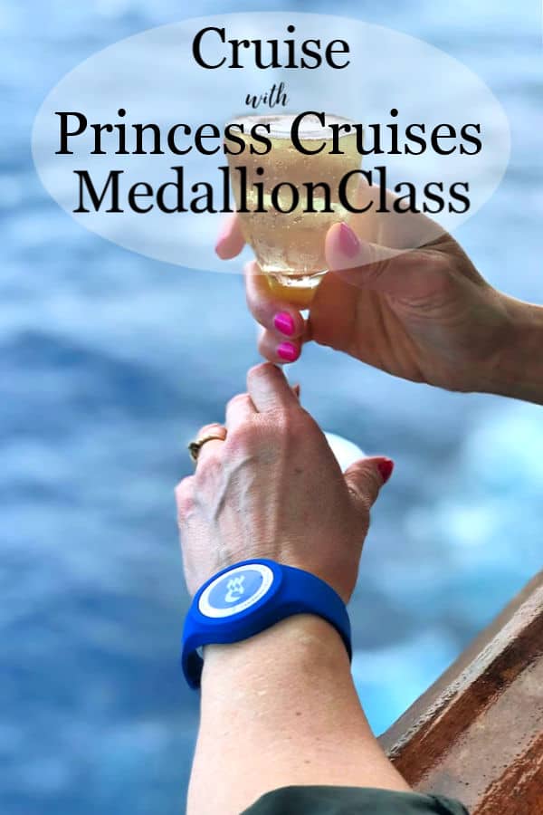 The OceanMedallion and a glass of champagne.