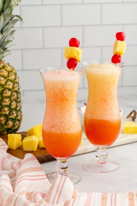 A Bahama Mama that's been frozen.