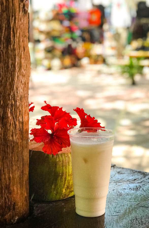 A Horchata in Tulum, Mexico