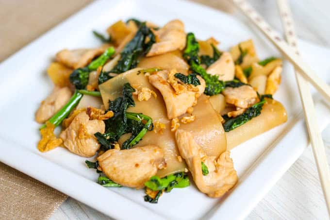 Rice flat noodles recipe deals