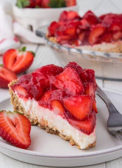 Strawberry Pretzel Pie