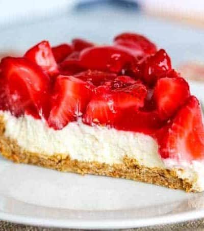 Strawberry Pretzel Pie