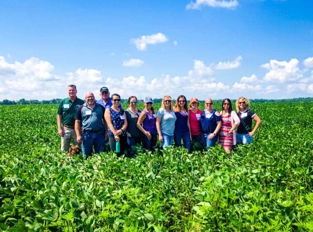 A soy farm tour at Lazy Day Farms sponsored by Best Food Facts.