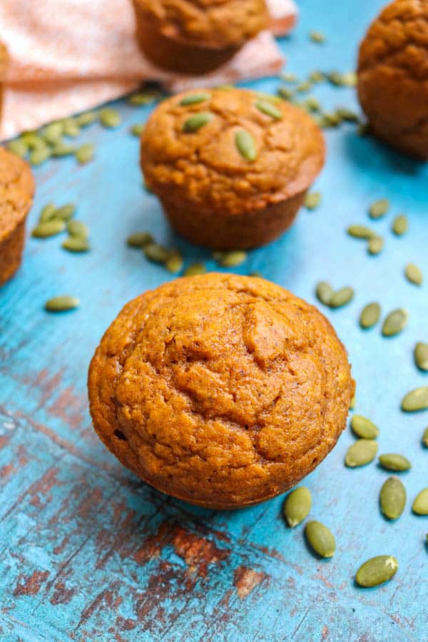 One Dairy-Free Pumpkin Muffin.