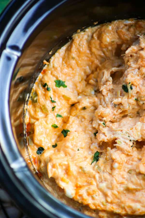 My Homemade Life: Mini Crockpot - Warm Buffalo Chicken Dip and a BIG Scoop.