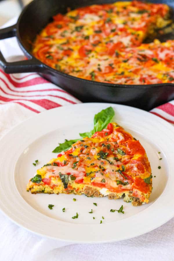 Meat Lover's Pizza Frittata