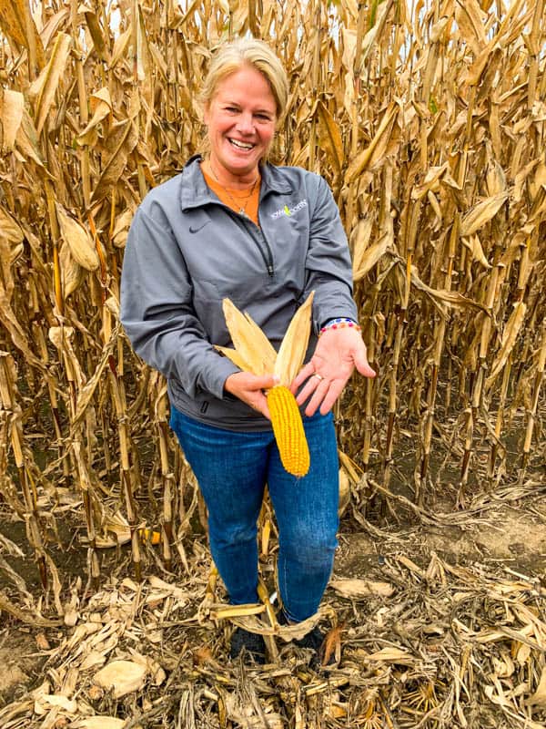 Shannon Textor of Iowa Corn at Kuiper Farm in Iowa.