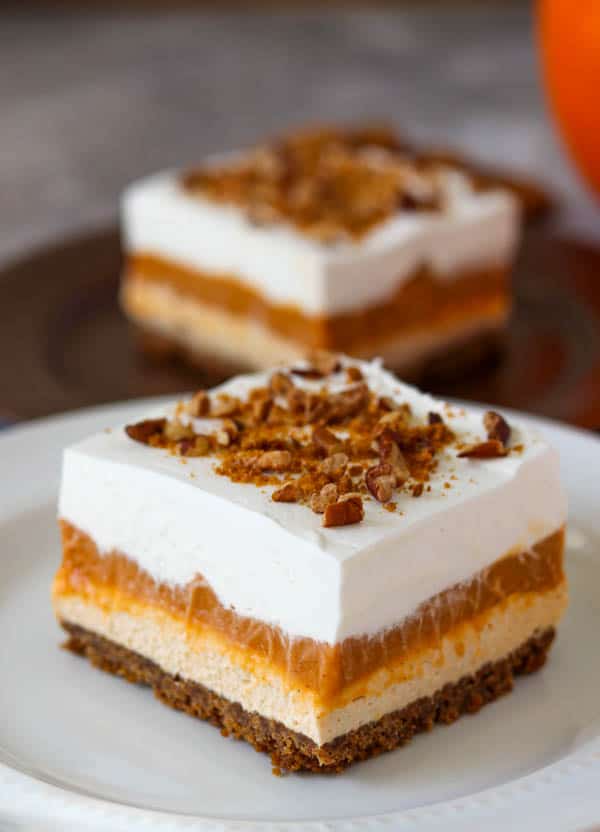 No Bake Pumpkin Dream Bars - 365 Days of Baking