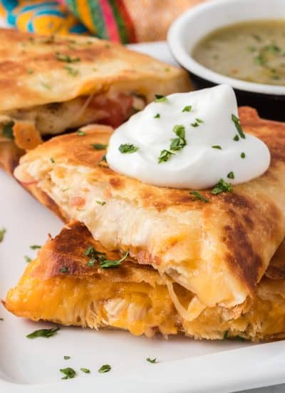 Chicken Quesadilla.