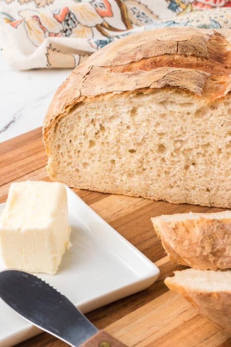 Homemade bread.