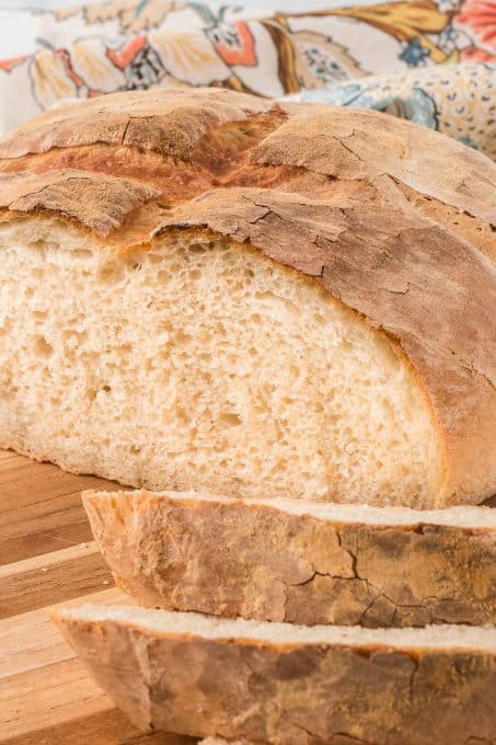Soft and chewy homemade bread.