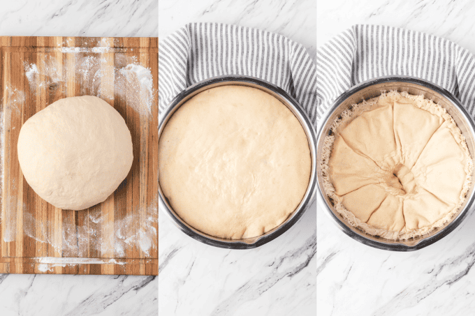 Second set of Italian Bread process photos.