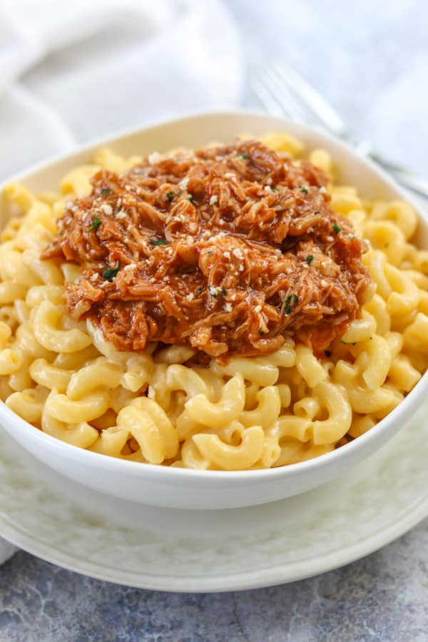 BBQ Pork Mac & Cheese