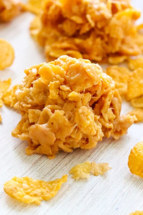 No Bake Cornflake Cookies without Corn Syrup.