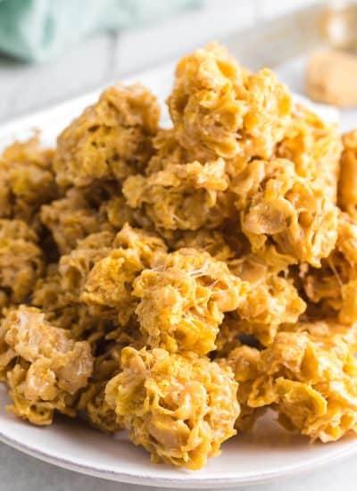 No Bake Peanut Butter Cornflake Cookies