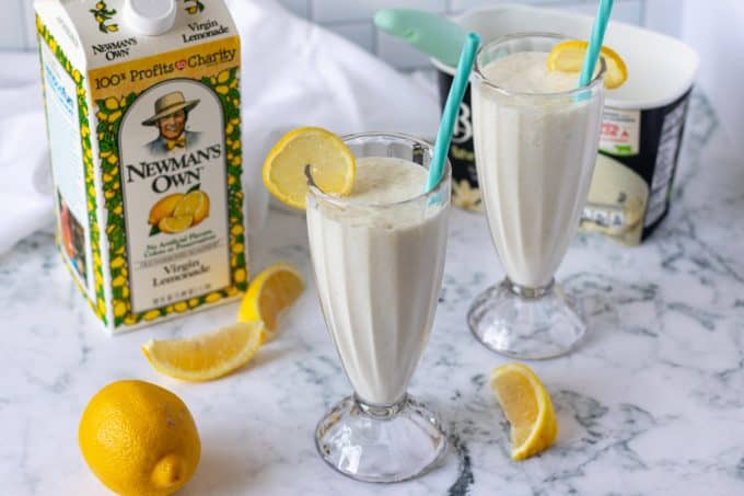 Copycat Frozen Lemonade Milkshake.