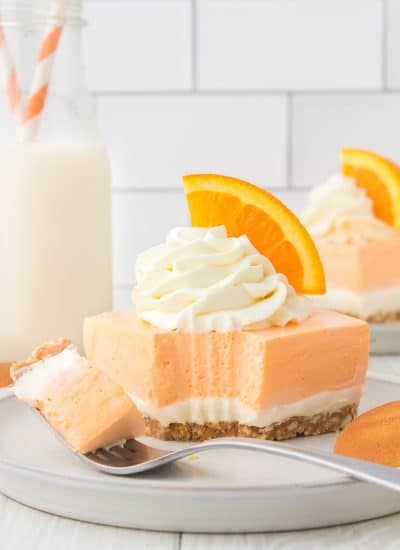 No Bake Orange Creamsicle Dream Bars