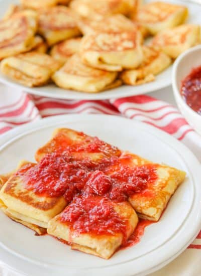 How to Make Strawberry Cheese Blintzes.